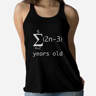 Funny Math Geek 16Th Birthday 16 Years Old Boys Girls Women Flowy Tank | Crazezy