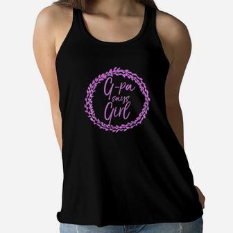 G Pa Says Girl Pink Gender Reveal Women Flowy Tank - Monsterry CA