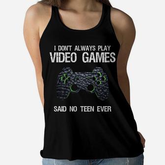 Gamer Funny Gaming Video Games Gift Teens Teenage Boys Girls Women Flowy Tank | Crazezy CA