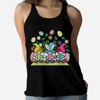 Happy Easter Gnomes Egg Hunting Gift For Men Womens Kids Women Flowy Tank | Crazezy CA