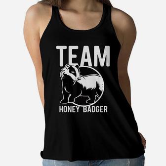 Honey Badger Team Marten Ratel Don't Gift Men Women Kids Women Flowy Tank | Crazezy DE