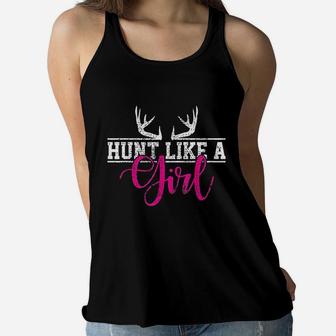 Hunting Girl Hunt Like A Girl Women Flowy Tank | Crazezy CA