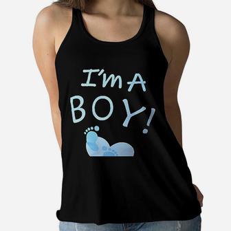 I Am A Boy Women Flowy Tank | Crazezy CA