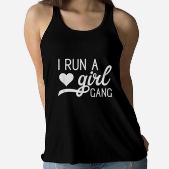 I Run A Girl Gang Women Flowy Tank | Crazezy DE