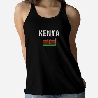 Kenya Kenyan Flag For Men Women Youth Kids Women Flowy Tank | Crazezy CA