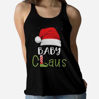 Kids Baby Claus Family Group Matching Pajama Funny Christmas Gift Women Flowy Tank | Crazezy DE