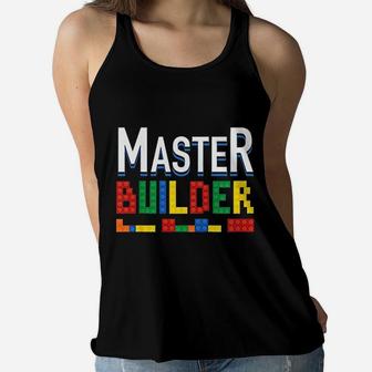 Kids Cool Master Builder Building Block Women Flowy Tank - Thegiftio