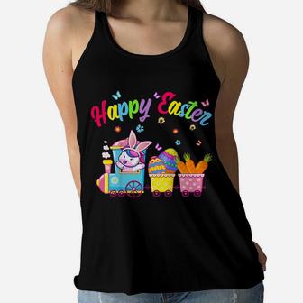 Kids Cute Unicorn Easter Day Bunny Ear Egg Hunt Train Kids Outfit Women Flowy Tank | Crazezy AU