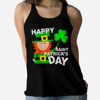 Kids Leprechaun Gift For Boys Girls Happy Saint Patricks Day Women Flowy Tank | Crazezy