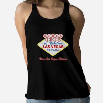 Las Vegas Girls Trip Weekend Group Party Vacation Getaway Women Flowy Tank | Crazezy CA