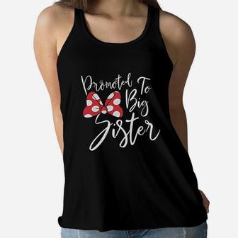 Little Baby Girls Clothes Promoted To Big Sister Print Women Flowy Tank | Crazezy AU