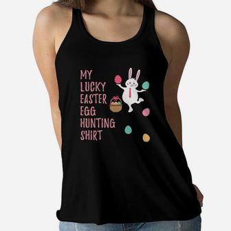 My Lucky Easter Egg Hunting For Kids Youth Adults Women Flowy Tank - Thegiftio UK