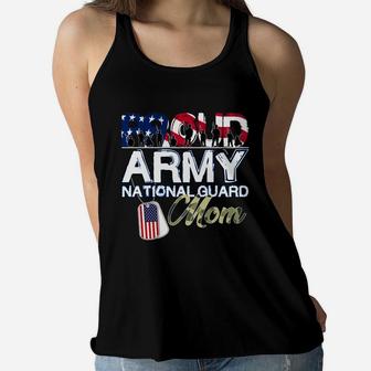 National Freedom Day Mom Proud Army National Guard Women Flowy Tank - Seseable