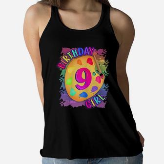 Perfect For A 9 Year Old Birthday Girl To Wear At Her Birthd Women Flowy Tank | Crazezy