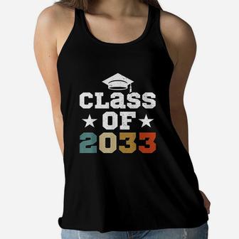 Prek 2019 Class Of 2033 Boys Girls First Day At School Women Flowy Tank | Crazezy