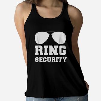 Ring Security Ring Bearer Boys Wedding Party Women Flowy Tank | Crazezy UK