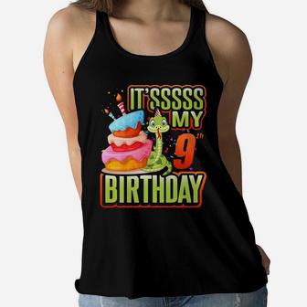 Snake Birthday Party Kids 9Th Reptile Supplies Decorations Women Flowy Tank | Crazezy UK