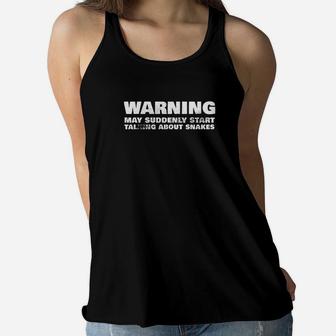 Snake Pet Owner Apparel Reptile Snakes Gift Petting Zoo Kid Women Flowy Tank | Crazezy AU