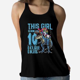 This Girl Is Now 10 Double Digits Women Flowy Tank - Thegiftio