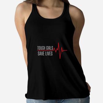 Tough Girls Nurse Doctor Medic Women Flowy Tank | Crazezy CA