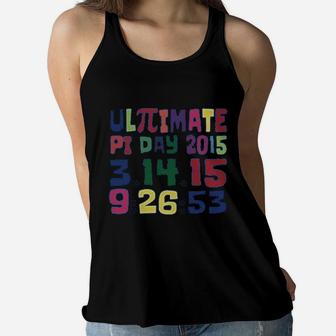 Ultimate Pi Day 3 14 Color Up Happy Pi Day Women Flowy Tank - Seseable