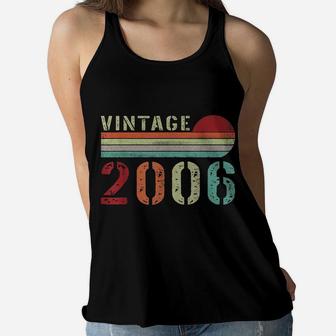 Vintage 2006 Funny 16 Years Old Boys And Girls 16Th Birthday Women Flowy Tank | Crazezy