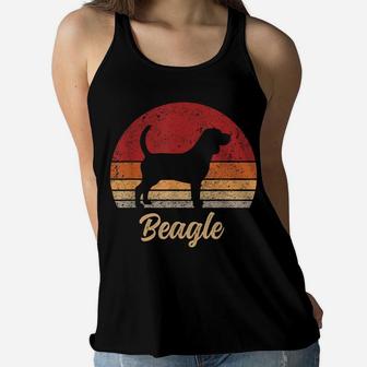 Vintage Beagle Dog Pet Lovers Men Women Boys Women Flowy Tank | Crazezy DE