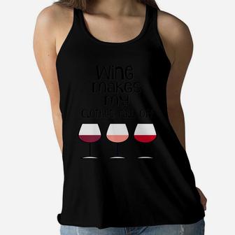 Wine Drinking Girls Weekend Vacation Funny Women Flowy Tank - Thegiftio UK