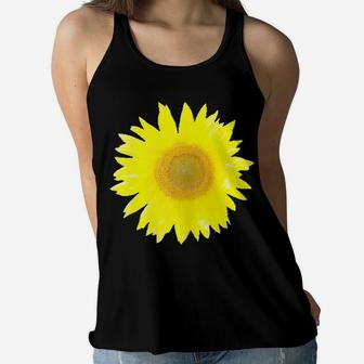 Womens Sunflower Flower Cute Casual Summer Floral Top Women Girl Women Flowy Tank | Crazezy