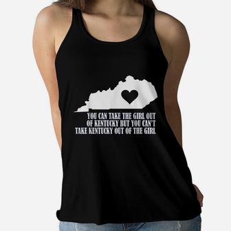 You Can Take The Girl Out Of Kentucky But Cant Take The Women Flowy Tank | Crazezy UK