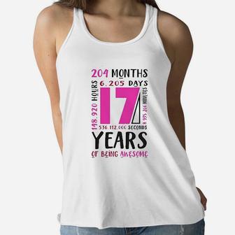 17Th Birthday Girls Gifts 17 Year Old Daughter Women Flowy Tank | Crazezy CA