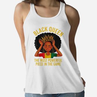 Black History Black Queen African American Women Girls Kids Women Flowy Tank | Crazezy UK