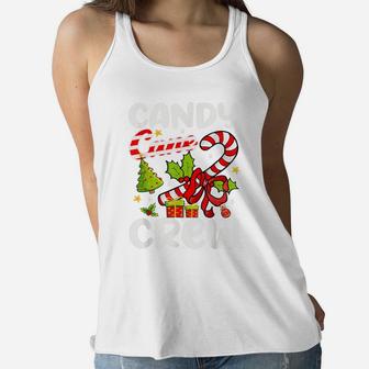 Candy Cane Cutie Funny Christmas Boys Girls Kids Xmas Pajama Sweatshirt Women Flowy Tank | Crazezy CA