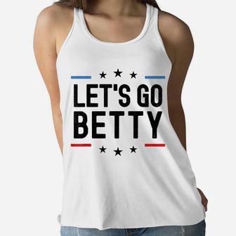 Lets Go Betty Name Personalized Men Boys Birthday Custom Women Flowy Tank | Crazezy DE