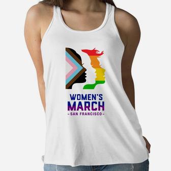 Womens March On Washington 2022 January 2022 Funny Gifts Women Flowy Tank - Seseable