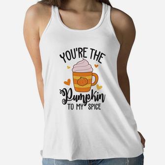 You Are The Pumpkin To My Spice Valentine Gift Happy Valentines Day Women Flowy Tank - Seseable