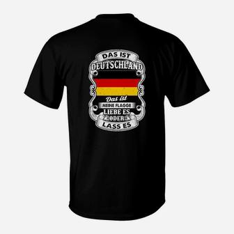 Deutschland Meine Flagge T-Shirt - Seseable