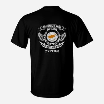 Exklusives Zypern Therapie Retro T-Shirt - Seseable