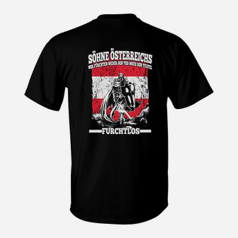 Furchtlos Söhne Österreichs Patrioten T-Shirt, Österreich Liebe - Seseable