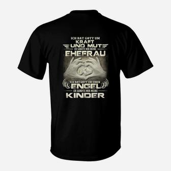 Kraft- & Mut-T-Shirt für Mütter mit inspirierendem Spruch - Seseable