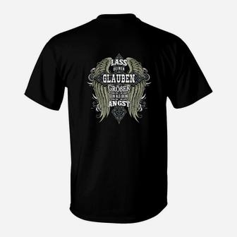 Schwarzes Herren-T-Shirt mit Adlermotiv, Spruch für Coole Outfits - Seseable
