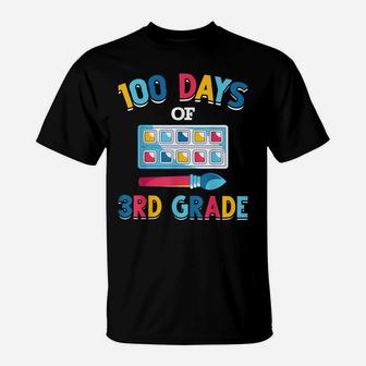 100 Days Of 3Rd Grade Funny Student Gift 100 Days Of School T-Shirt | Crazezy
