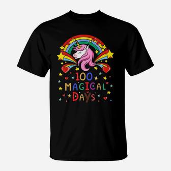 100 Magical Days Happy 100Th Day Of School Kids Boys Girls T-Shirt | Crazezy CA