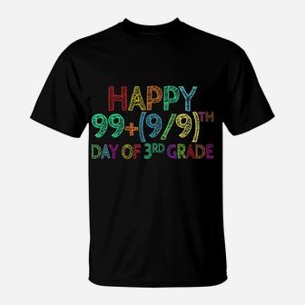 100Th Day Of 3Rd Grade Math Teacher Boys Girls Gift 100 Days T-Shirt | Crazezy UK