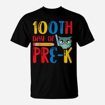 100Th Day Of Pre K Teacher Student Kids 100 Days Of School T-Shirt | Crazezy AU