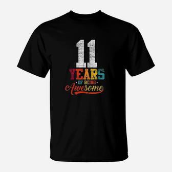 11 Years Of Being Awesome T-Shirt - Thegiftio UK