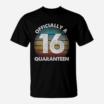 16Th Birthday Officially 16 Years Old T-Shirt | Crazezy CA