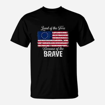 1776 Patriotic Betsy Ross American Flag T-Shirt - Thegiftio UK