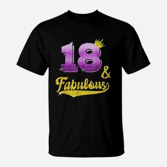 18 And Fabulous 18 Years Old Gift T-Shirt - Thegiftio UK