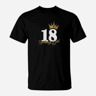 18Th Birthday Funny 18 Years Old Gift For Girls T-Shirt | Crazezy AU